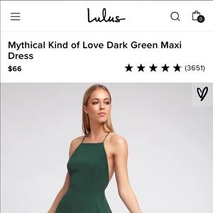 Lulus Green Formal Dress